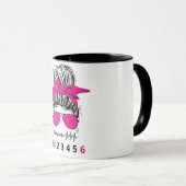 Mug Élégante jusqu'à... Drôle de moto (Devant droit)