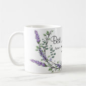 Mug Elégante Lavande Eucalyptus Meilleure Maman Jamais (Gauche)