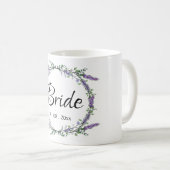 Mug Elégante mariée de Lavande Eucalyptus (Devant droit)