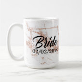 Mug Élégante Mariée : Rose Gold Celebration (Gauche)