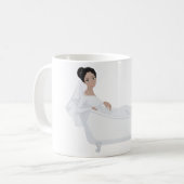 Mug Élégante mariée se détendre dans la Mariage de bai (Devant gauche)