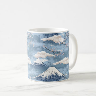 Mug Élégante œuvre d'art aquarelle de montagne alpine