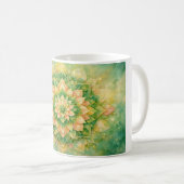 Mug Élégante œuvre d'art mandala florale complexe (Devant droit)