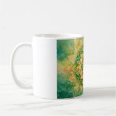 Mug Élégante œuvre d'art mandala florale complexe (Gauche)