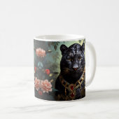 Mug Élégante Panthère noire (Devant droit)