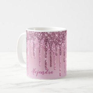 Mug Elégante parties scintillant élégante en or rose r