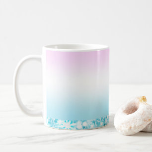 Mug Elégante parties scintillant moderne colorée dégra