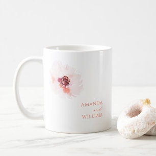 Mug Elégante pâte à café personnalisée - Aquarelle