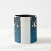 Mug Elégante Pêche Océanique Bleu Mariage Un Nouveau C (Centre)
