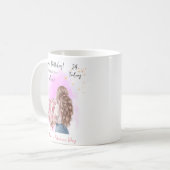 Mug élégante personnalisée pour elle (Devant gauche)