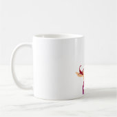 Mug Élégante rousse américaine femme avec papillon (Gauche)