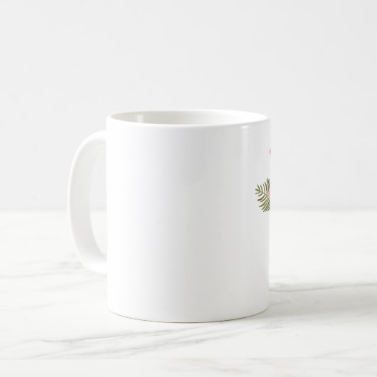 Mug Élégante servante florale (Devant gauche)