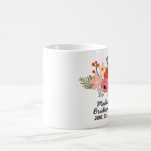 Mug Élégante servante florale (Centre)