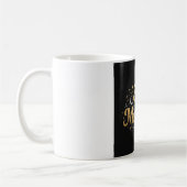 Mug Élégante typographie de l'or de l'Aïd Moubarak (Gauche)