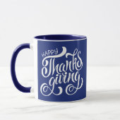 Mug Élégante typographie de Thanksgiving (Gauche)