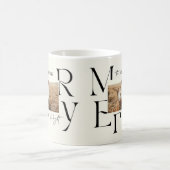 Mug Élégante typographie moderne de Noël joyeux (Centre)