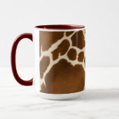 Mug Élégante Vache Faux Cuir Collection moderne (Gauche)