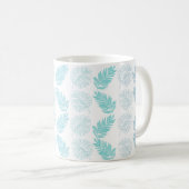 Mug Élégante verdure Botanique Tropical Feuille Motif (Devant droit)