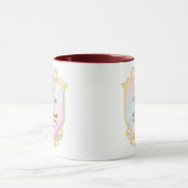 Mug Élégantes Initiales de Monogramme de Mariage Perso (Centre)