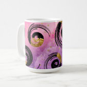 Mug Élégantes perruques de noir et d'or (Devant gauche)