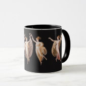 Mug Élégants danseurs de ballet tenant des couronnes 1 (Devant droit)