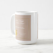 Mug Élégants Enseignants Golden Pastel Retraite Party (Devant gauche)