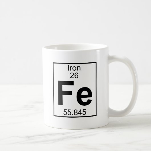Mug Élément 026 - Fe - Fer (plein) (Droite)