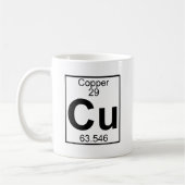 Mug Élément 029 - Cu - cuivre (plein) (Gauche)