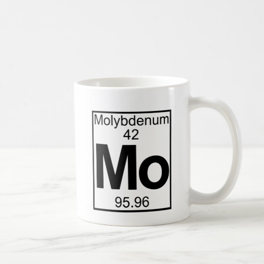 Mug Élément 042 - MOIS - Molybdène (plein) (Droite)