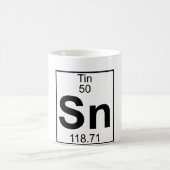 Mug Élément 050 - Sn - étain (plein) (Centre)