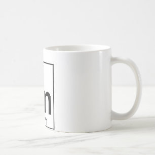 Mug Élément 050 - Sn - étain (plein)