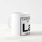 Mug Élément 057 - La - lanthane (plein) (Devant gauche)