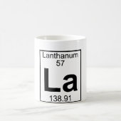 Mug Élément 057 - La - lanthane (plein) (Centre)
