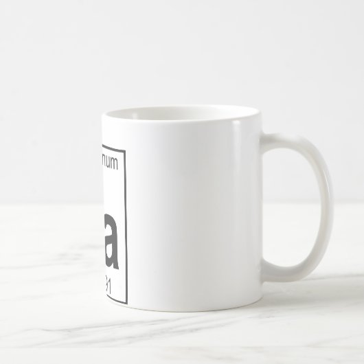 Mug Élément 057 - La - lanthane (plein) (Droite)