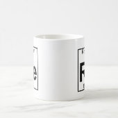 Mug Élément 075 - Re - rhénium (plein) (Centre)
