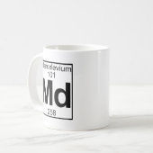 Mug Élément 101 - DM - Mendélévium (plein) (Devant gauche)
