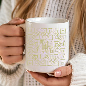 Mug élément calligraphie arabe symbole ornement islami