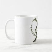 Mug élément de décoration grec vert antique (Gauche)