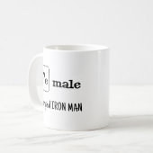 Mug Élément de fer de jeu de sport Fe mâle (Devant gauche)