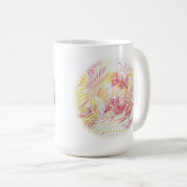 Mug Élément de feu Aquarelle Mandala Musique à deux to (Devant droit)