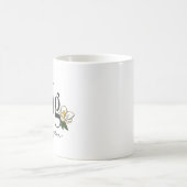 Mug Élément de magnésium floral (Centre)