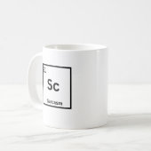 Mug Élément de sarcasme humour scientifique drôle (Devant gauche)