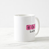 Mug Élément de table périodique rose Boss Lady (Devant droit)