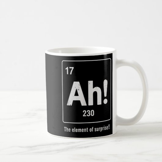 Mug Élément Drôle De Surprise (Droite)