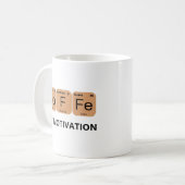 Mug Élément du tableau périodique du café (Devant gauche)