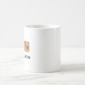Mug Élément du tableau périodique du café (Centre)