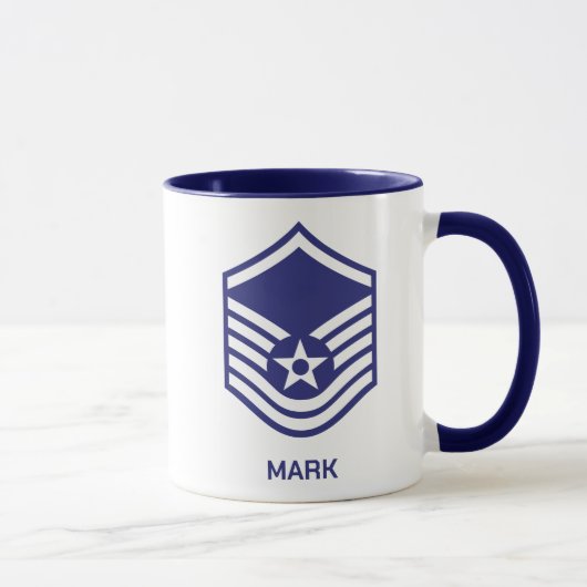 Mug Élément E-7 - Sergent-maître Rank Force aérienne (Droite)