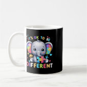 Mug Élément Éléphant Sensibilisation à l'autisme C'est (Gauche)