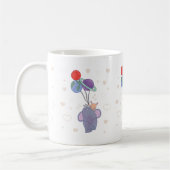 Mug Élément et Lapin Montgolfière spatiale | Fantaisis (Gauche)