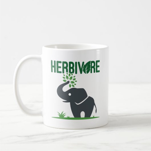 Mug Élément Herbivore Plante Mangeant (Gauche)